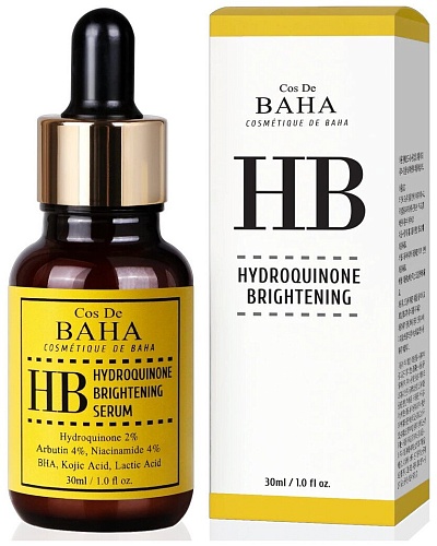 Сыворотка для лица для борьбы с пигментацией с гидрохиноном - Cos De BAHA Hydroquinone 2% serum (HB)