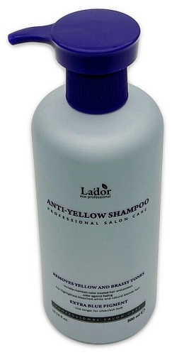 Шампунь оттеночный против желтизны волос - Lador Anti yellow shampoo, 300мл
