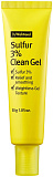 Средство точечное против акне с серой - By Wishtrend Sulfur 3% clean gel, 30мл