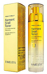 Тонер антивозрастной для лица с муцином улитки - TONYMOLY TIMELESS Ferment Snail Toner
