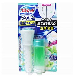 Очиститель для туалетов с ароматом мяты з/б - Kobayashi Bluelet stampy super mint, 28г*3ш