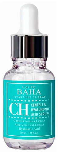 Сыворотка для лица восстанавливающая с центеллой азиатской - Cos De BAHA Centela HA serum (CH), 30мл