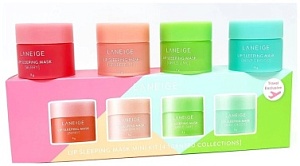 Мини-набор для губ - Laneige Lip sleeping mask kit 4 items, 8г*4шт