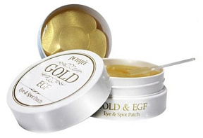 Патчи гидрогелевые для кожи вокруг глаз - Petitfee Gold & EGF eye & spot patch, 90шт
