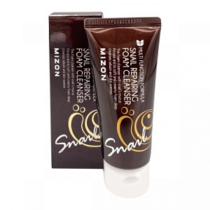 Пенка для умывания c муцином улитки 60мл MIZON Snail Repairing Foam Cleanser c муцином улитки 60мл