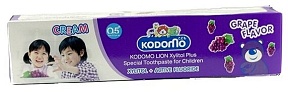 Паста зубная для детей с 6 месяцев с ароматом винограда - Lion Kodomo, 65г