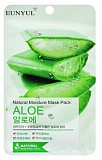 Маска тканевая для лица с экстрактом алоэ - Eunyul Purity aloe sheet mask, 22мл