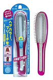 Расческа с силиконовым стержнем, для поврежденных волос, розовая - Ikemoto Damage care brush, 1шт