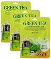 Маска для лица тканевая с экстрактом зеленого чая 25мл EKEL Green Tea Ultra Hydrating Essence Mask