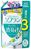 Кондиционер для белья зелень и свежие фрукты з/б - Lion Soflan premium deodorant plus, 1260мл