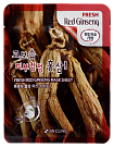 Маска тканевая для лица красный женьшень - 3W Clinic Fresh red ginseng mask sheet, 23мл