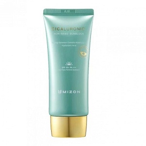 Крем солнцезащитный с экстрактом центеллы азиатской MIZON CICALURONIC NONNANO SUNBLOCK SPF50+ PA+++