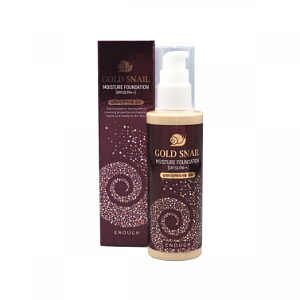 Крем тональный с муцином улитки 13тон - Enough Gold snail moisture foundation SPF30, 100мл
