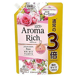 Кондиционер смягчающий с цветочно-фруктовым ароматом м/уп - Lion Soflan aroma rich diana, 1200мл