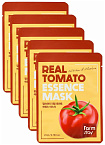Маска для лица тканевая с экстрактом томата 23мл FarmStay Real Tomato Essence Mask