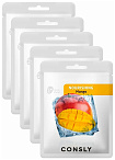 Маска для лица тканевая питательная с экстрактом манго 20мл CONSLY Mango Nourishing Mask Pack