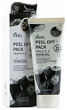 Маска-пленка с экстрактом древесного угля 180мл EKEL Peel off pack Charcoal