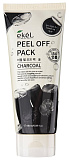 Маска-пленка с экстрактом древесного угля 180мл EKEL Peel off pack Charcoal