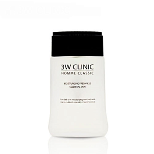 Мужской увлажняющий и освежающий тоник 3W CLINIC HOMME CLASSIC MOISTURIZING FRESHNESS ESSENTIAL SKIN