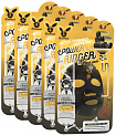 Маска для лица тканевая c древесным углем и медом Elizavecca Power Ringer Mask Pack Black Charcoal H