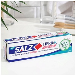 Паста зубная с розовой гималайской солью - Lion Salz herbal, 90г