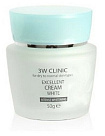 Крем для лица увлажняющий - 3W CLINIC Excellent White Cream