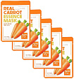 Маска тканевая для лица с экстрактом моркови - FarmStay Real carrot essence mask, 23мл