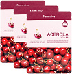 Маска увлажняющая тканевая с экстрактом ацеролы 23мл FarmStay Visible Difference Mask Sheet Acerola