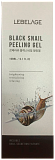 Гель-пилинг отшелушивающий с муцином улитки - Lebelage Black snail peeling gel, 180мл