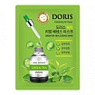 Маска для лица тканевая с экстрактом зеленого чая 25мл DORIS GREEN TEA REAL ESSENCE MASK