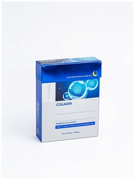Маска для лица ночная увлажняющая в саше с коллагеном - FarmStay Collagen water full moist sleeping,