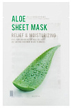 Маска тканевая для лица с экстрактом алоэ - Eunyul Purity aloe sheet mask, 22мл