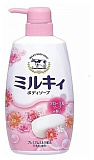 Мыло для тела с аминокислотами шелка и ароматом цветов - М - COW ilky body soap, 550мл