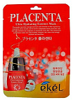 Маска для лица тканевая с экстрактом плаценты 25мл EKEL Placenta Ultra Hydrating Essence Mask