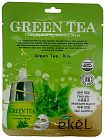 Маска для лица тканевая с экстрактом зеленого чая 25мл EKEL Green Tea Ultra Hydrating Essence Mask