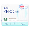 Прокладки хлопковые женские гигиенические , размер L 14шт, SOONSOOHANMYEON ZERO Sanitary Pds, Large