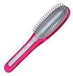 Расческа с силиконовым стержнем, для поврежденных волос, розовая - Ikemoto Damage care brush, 1шт