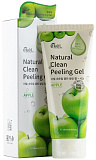 Пилинг-скатка с экстрактом зеленого яблока 180мл EKEL Natural Clean peeling gel Apple