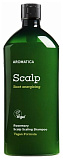 Шампунь бессульфатный укрепляющий с розмарином - Aromatica Rosemary scalp scaling shampoo, 400мл