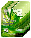 Маска для лица тканевая с алоэ - 3W Clinic Fresh aloe mask sheet, 23мл