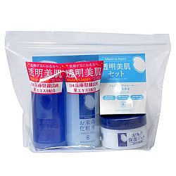 Дорожный набор средств с экстрактом риса - Momotani Rice moisture travel set