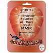 Маска тканевая для лица с экстрактами клубники и кэроба 24мл MISTIC STRAWBERRY AND CAROB ALL DAYS Sh