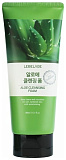 Пенка для умывания с экстрактом алоэ - Lebelage Aloe cleansing foam, 100мл