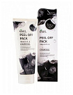 Маска-пленка с экстрактом древесного угля 180мл EKEL Peel off pack Charcoal