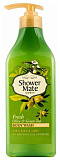 Гель для душа «оливки и зеленый чай» - KeraSys Shower mate fresh olive & green tea, 550мл