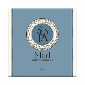 Туалетное мыло с белой глиной 100г PAUL MEDISON Signature Mud Soap