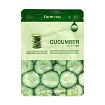 Маска для лица увлажняющая с экстрактом огурца 23мл FarmStay Visible Difference Mask Sheet Cucumber