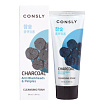 Пенка кремовая для умывания c древесным углем CONSLY Charcoal Anti Blackheads Creamy Cleansing Foam