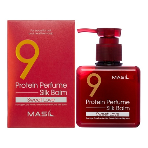 Бальзам для поврежденных волос несмываемый протеиновый MASIL 9 PROTEIN PERFUME SILK BALM SWEET LOVE