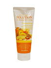 Пенка увлажняющая для умывания экстрактом овса и банана DEOPROCE NATURAL PERFECT SOLUTION CLEANSING